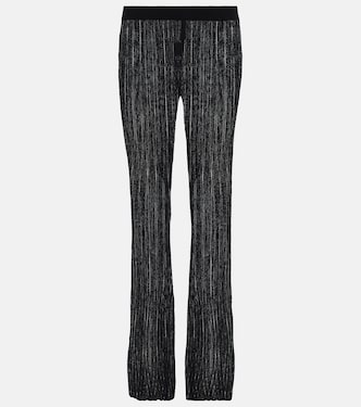 Giulio rIbbed-knit flared pants | Petar Petrov