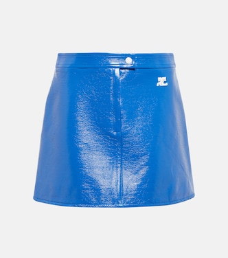 Faux leather miniskirt | Courrèges