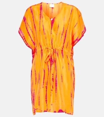 Caftano tie-dye in seta | Anna Kosturova