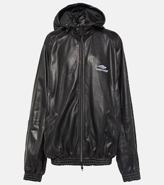 Trainingsjacke 3B Sports Icon aus Leder | Balenciaga