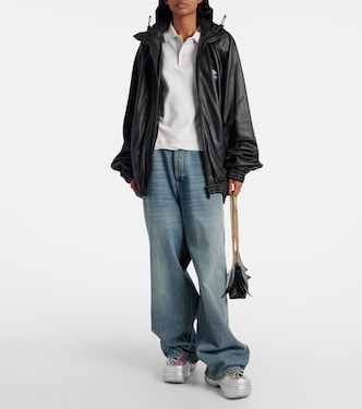 Trainingsjacke 3B Sports Icon aus Leder | Balenciaga