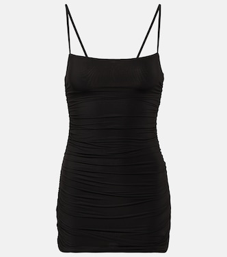 Ruched jersey minidress | Wardrobe.NYC