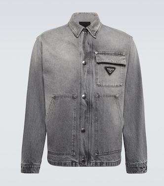 Hemdjacke aus Denim | Prada