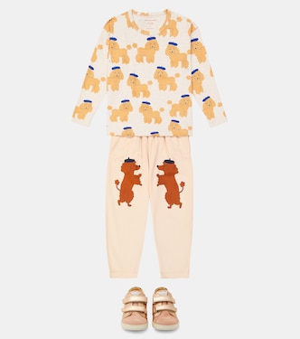 Tiny Poodle Barrel cotton sweatpants | Tinycottons