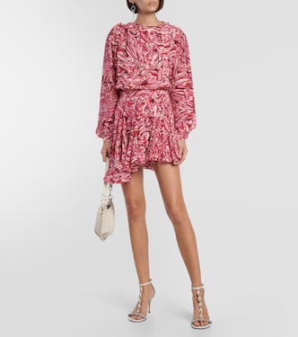 Blusa Tiphaine de seda estampada | Isabel Marant