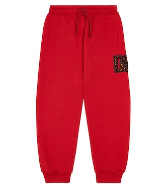 Pantaloni sportivi in jersey con logo | Dolce&Gabbana Kids