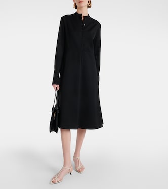 Hemdblusenkleid aus Schurwolle | Jil Sander
