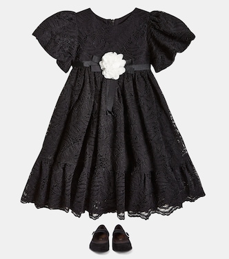 Ruffled lace dress | Patachou