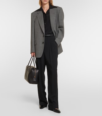 Camicia Conan in crêpe de chine di seta | The Row
