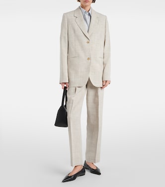 Pantaloni regular a vita alta | Toteme