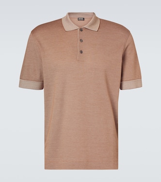 Polohemd aus Baumwolle und Seide | Zegna