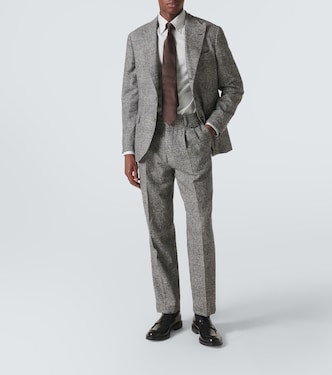 Camicia in flanella di misto cotone | Brunello Cucinelli