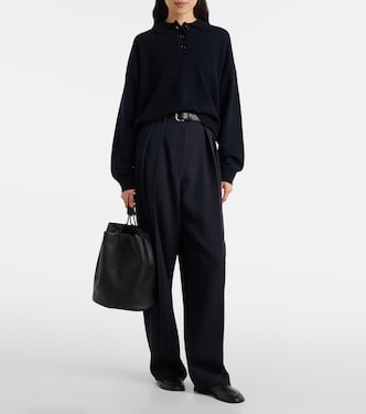 Wool and cashmere polo sweater | Jardin des Orangers
