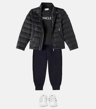 T-shirt in jersey di cotone con logo | Moncler Enfant