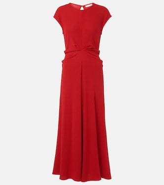 White Label gathered crêpe long dress | Proenza Schouler