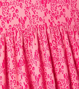 Leopard-print jersey dress | Mini Rodini