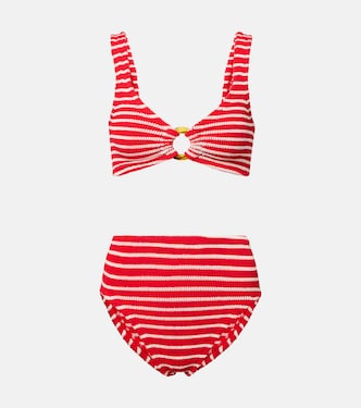 Nadine striped bikini | Hunza G