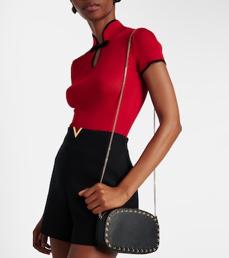 Borsa a spalla Rockstud Mini in pelle | Valentino Garavani