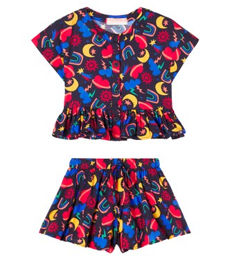Set Cosmos de top y shorts de algodón | Fábula