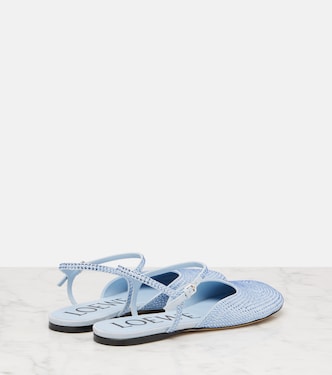 Chaussures plates Toy en daim à ornements  | Loewe