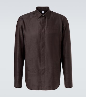 Printed silk and cotton shirt | Berluti