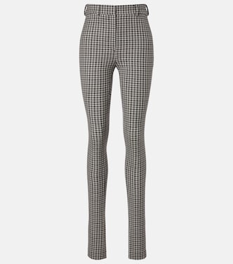 Checked wool-blend slim pants | Acne Studios