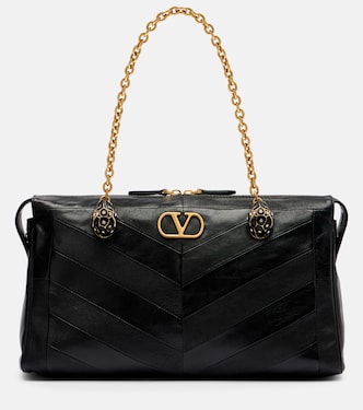 Tote Bag Growl Medium aus Leder | Valentino Garavani
