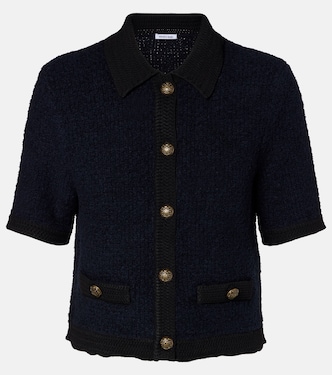 Cotton and wool-blend cardigan | Veronica Beard