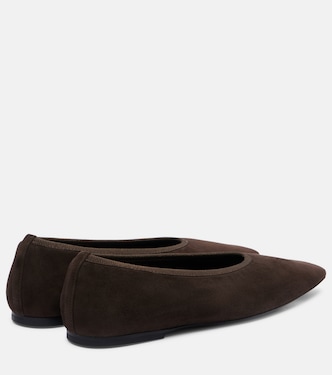 Ballerinas aus Veloursleder | Toteme
