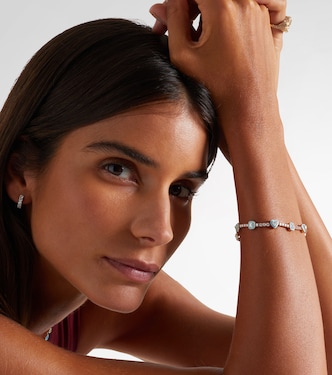 18kt rose gold and enamel bracelet with diamonds | Kamyen