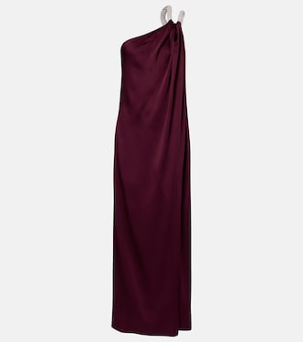Abito lungo monospalla in raso  | Stella McCartney