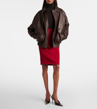 High-rise pencil skirt | Saint Laurent