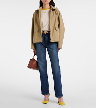 High-Rise Straight Jeans Vertical | Frame