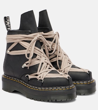 x Dt. Martens leather combat boots | Rick Owens