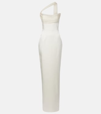 Julietta scarf-detail silk gown | The New Arrivals Ilkyaz Ozel