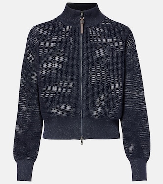 Cardigan aus einem Baumwollgemisch | Brunello Cucinelli