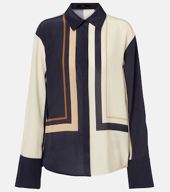 Printed silk shirt | SIR