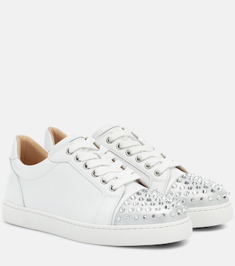 Sneakers Vieira Spikes Krystal in nappa | Christian Louboutin