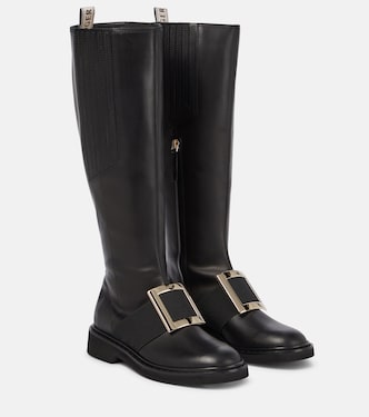Botas altas Viv' Rangers de piel | Roger Vivier