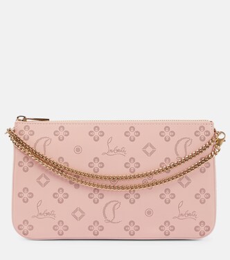 Loubila perforated leather clutch | Christian Louboutin