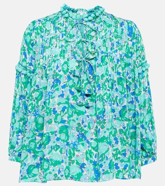 Clara floral blouse | Poupette St Barth