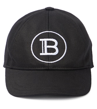 Gorra de algodón con logo | Balmain Kids