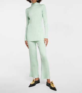 Ribbed-knit pants | Jil Sander
