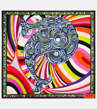 Pañuelo Iride de sarga de seda | Pucci