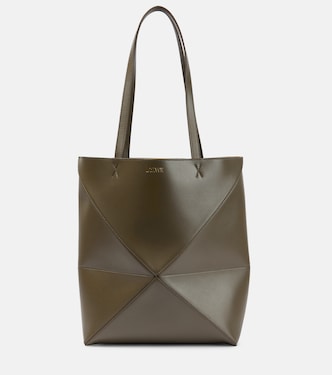Tote Puzzle Fold Medium aus Leder | Loewe