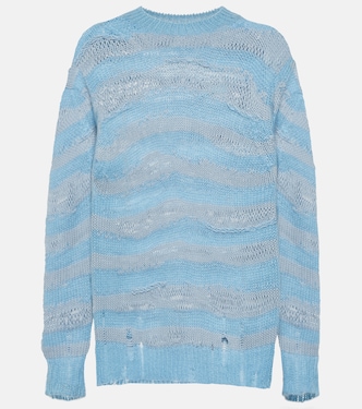Jersey a rayas con efecto envejecido | Acne Studios