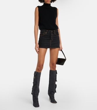 Minifalda de denim | Wardrobe.NYC