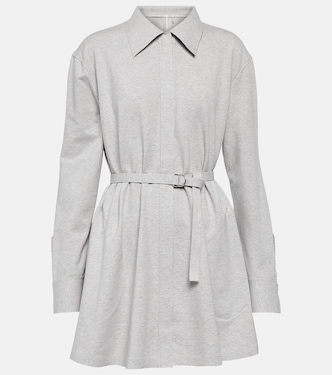 Cotton-blend jersey shirt dress | Norma Kamali