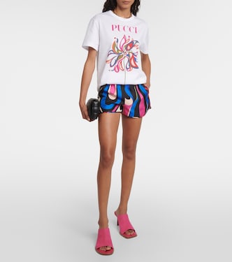 Bedrucktes T-Shirt aus Baumwoll-Jersey | Pucci
