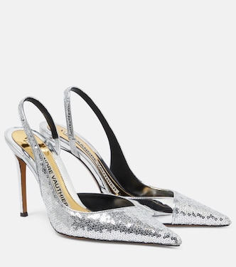 Pumps slingback 105 con paillettes | Alexandre Vauthier